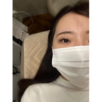 マツエク束感仕上げ！